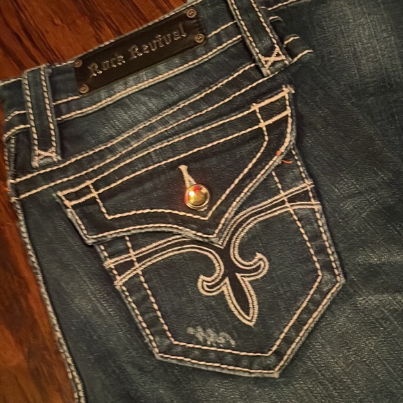 Rock Revival jeans women’s size 28 Noelle skinny excellent condition, trendy - Picture 3 of 8